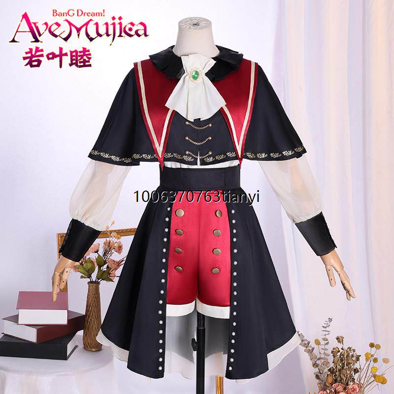 BanG Dream! Ave Mujica颂乐人偶cos服若叶睦动漫COSPLAY服装女装