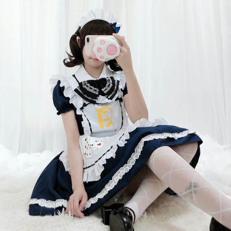 日本女仆装cosplay女装动漫女仆女佣制服lolita可爱软妹连衣裙