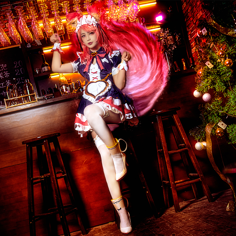 现货荣耀妲己咖啡女仆cos服王者游戏cosplay服装女全套现货动漫服