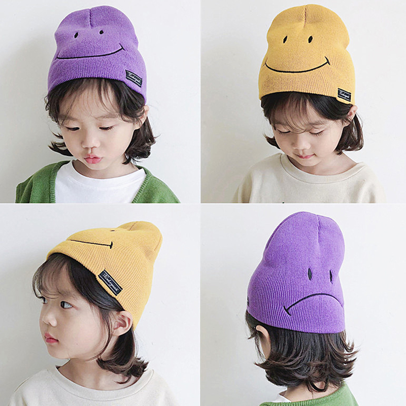 儿童帽子宝宝毛线帽女童保暖针织帽潮韩国小孩童套头帽男童秋冬季