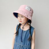 儿童遮阳渔夫帽子女童ins时尚 太阳盆帽 防晒春夏小孩出游户外薄款