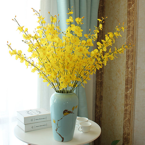 景德镇服装店餐桌沙发假花摆件