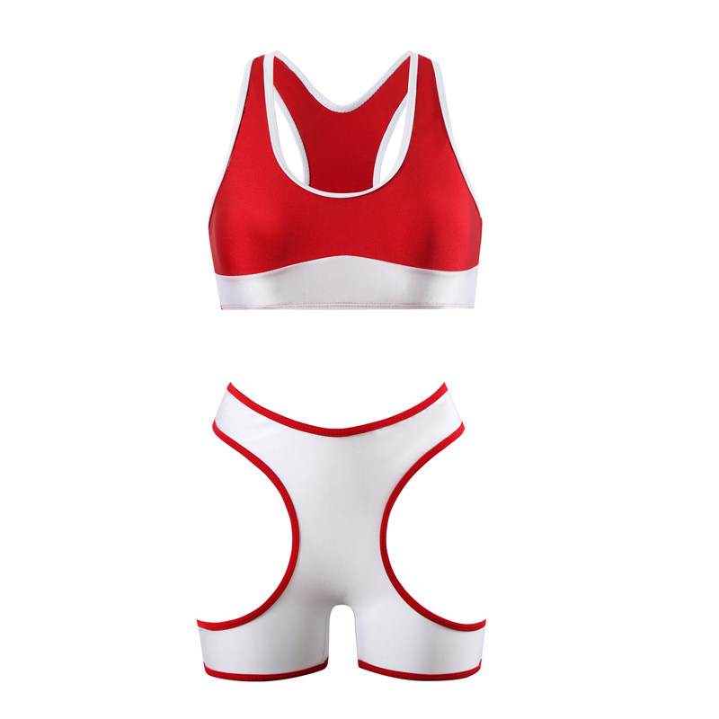 2025新款瑜伽服女性感比基尼美背文胸一体式运动内衣跑步健身服