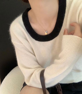 法式秋冬毛衣羊绒打底衫