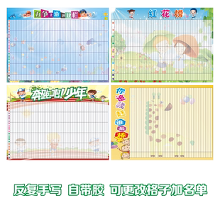 定制小学生班级教室布置装饰文化墙贴纸评比栏背书表小组评比栏