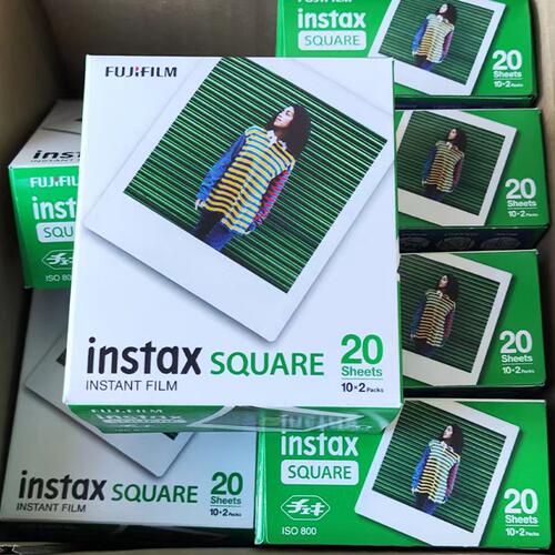 富士instax 方形拍立得相纸SQUARE白边4寸相纸适用于SQ系列和SP