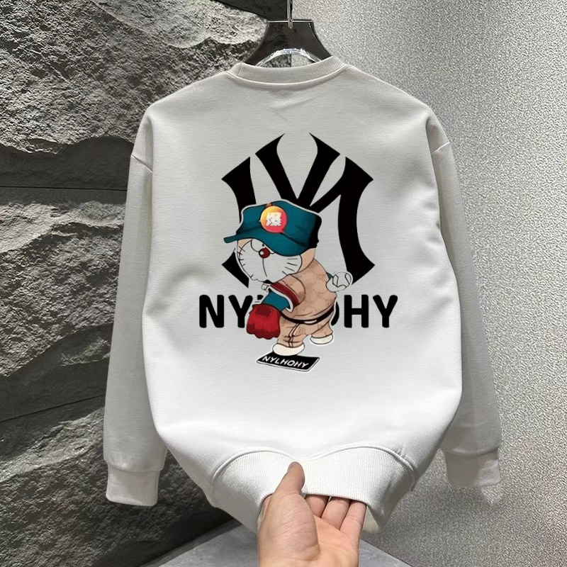 圆领卫衣男士潮牌秋冬季印花套头