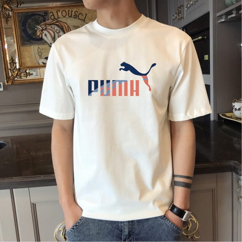 夏季新款纯棉短袖男士潮牌字母印花半袖体恤高品质修身百搭T恤男,男装,T恤,淘宝优惠券,粉丝福利购,淘宝优惠卷