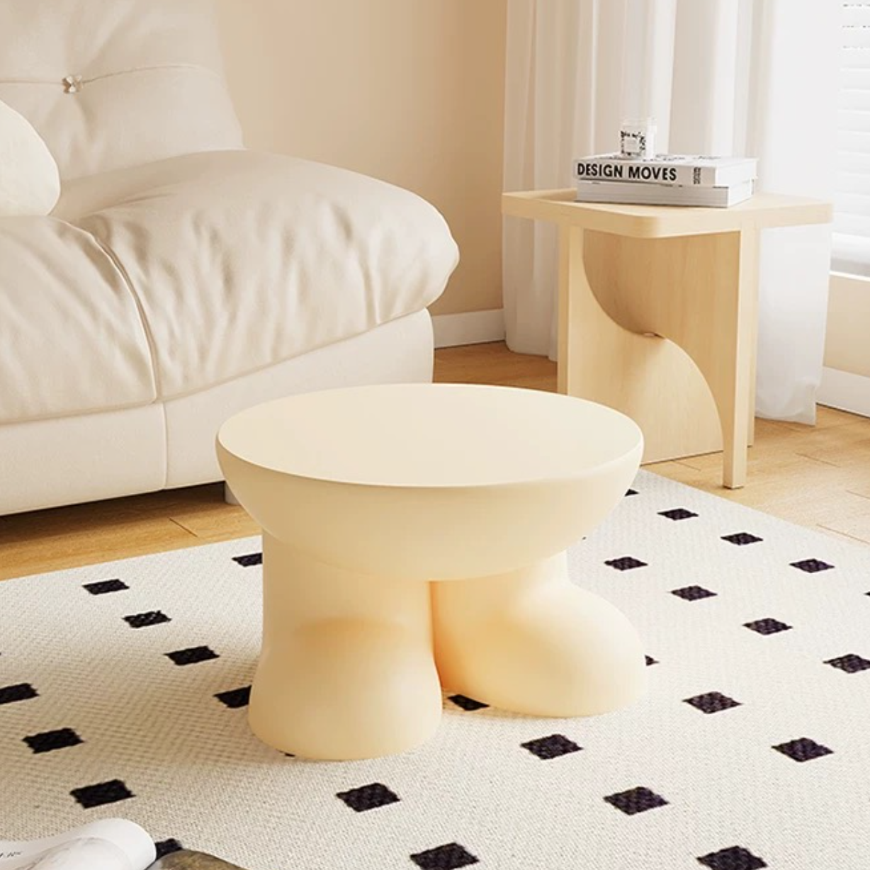 创意蘑菇造型小茶几现代简约