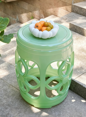 东方美学古墩绣墩客厅凳子