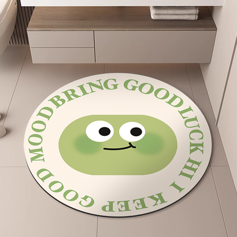 浴室地垫吸水防滑硅藻泥搞怪卡通