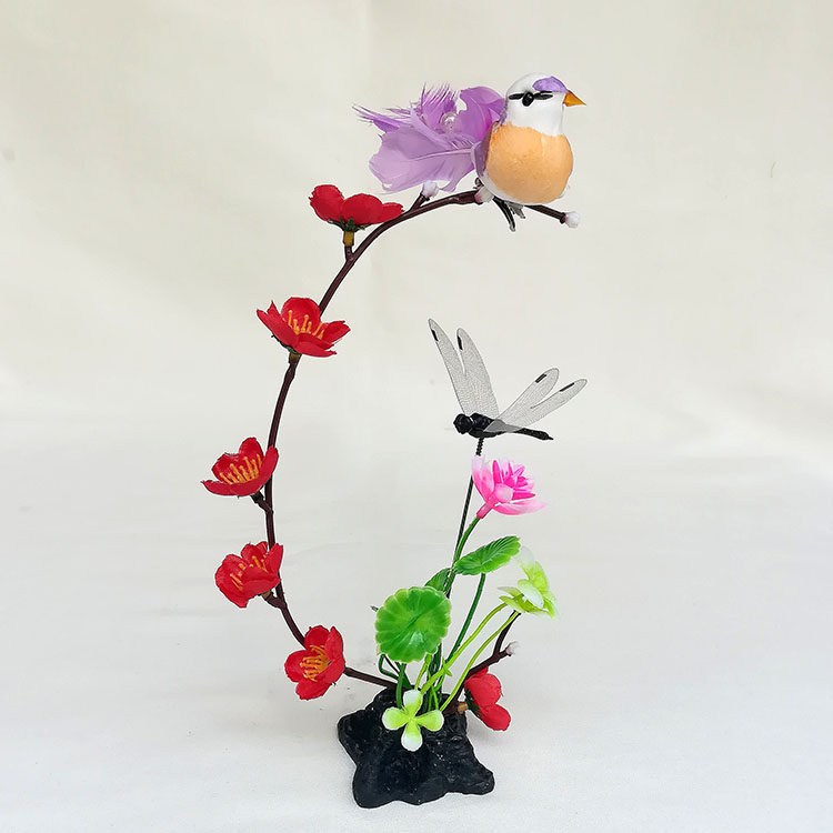 盘饰点缀艺术摆件仿真花草假花餐厅酒店装饰冷菜盘头花刺身围边花