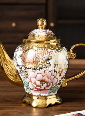 下午茶6件套家用水杯子陶瓷欧式