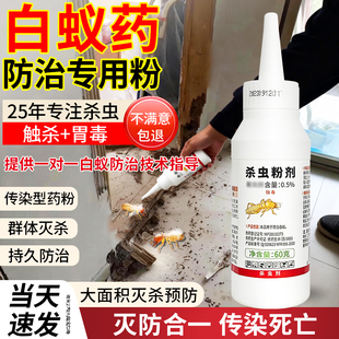 白蚁粉剂杀虫剂家用室内专业除飞蚁预防白蚁巢穴专用防治灭蚁粉剂