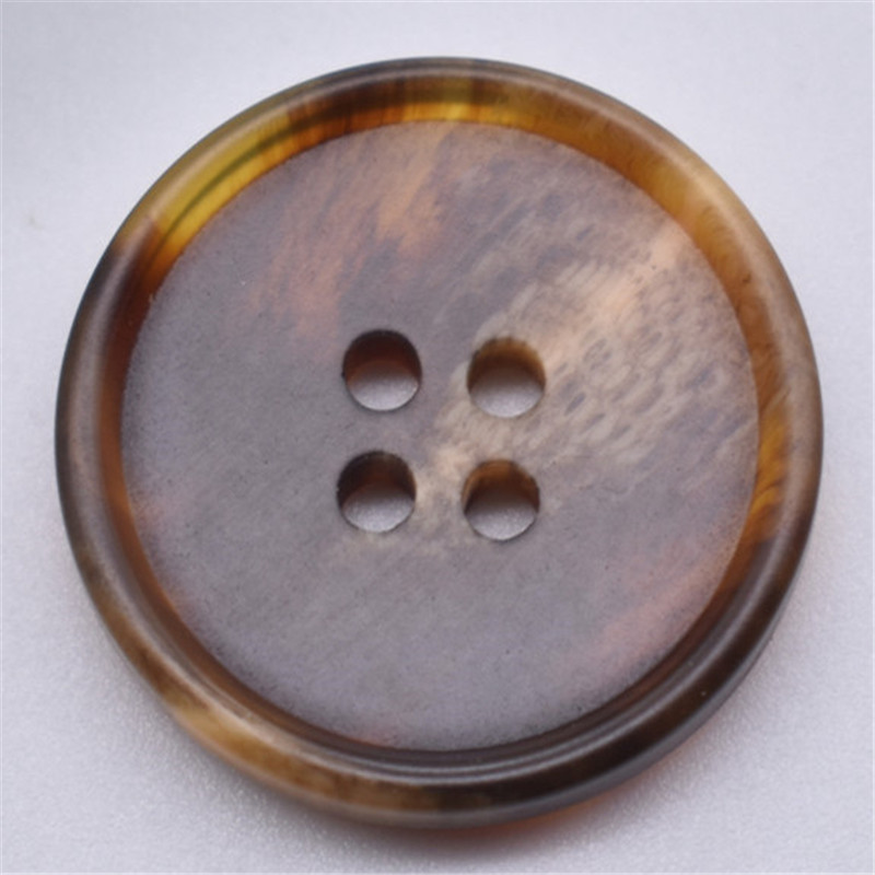 纽扣扣子黑色大衣纽扣男女西装纽扣风衣扣圆形树脂纽扣毛衣扣裤扣