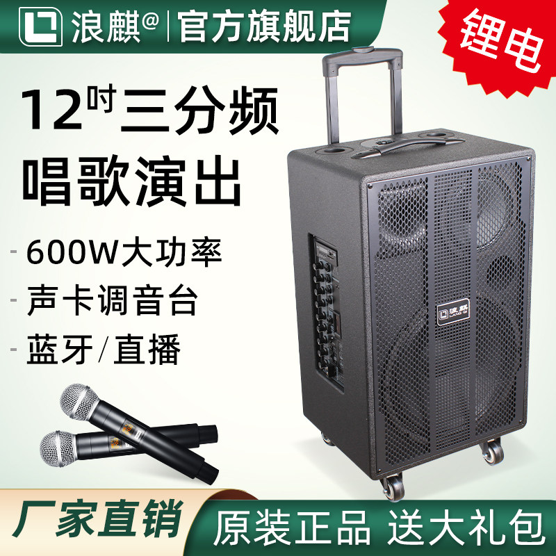 浪麒6100/6120户外三分频音响
