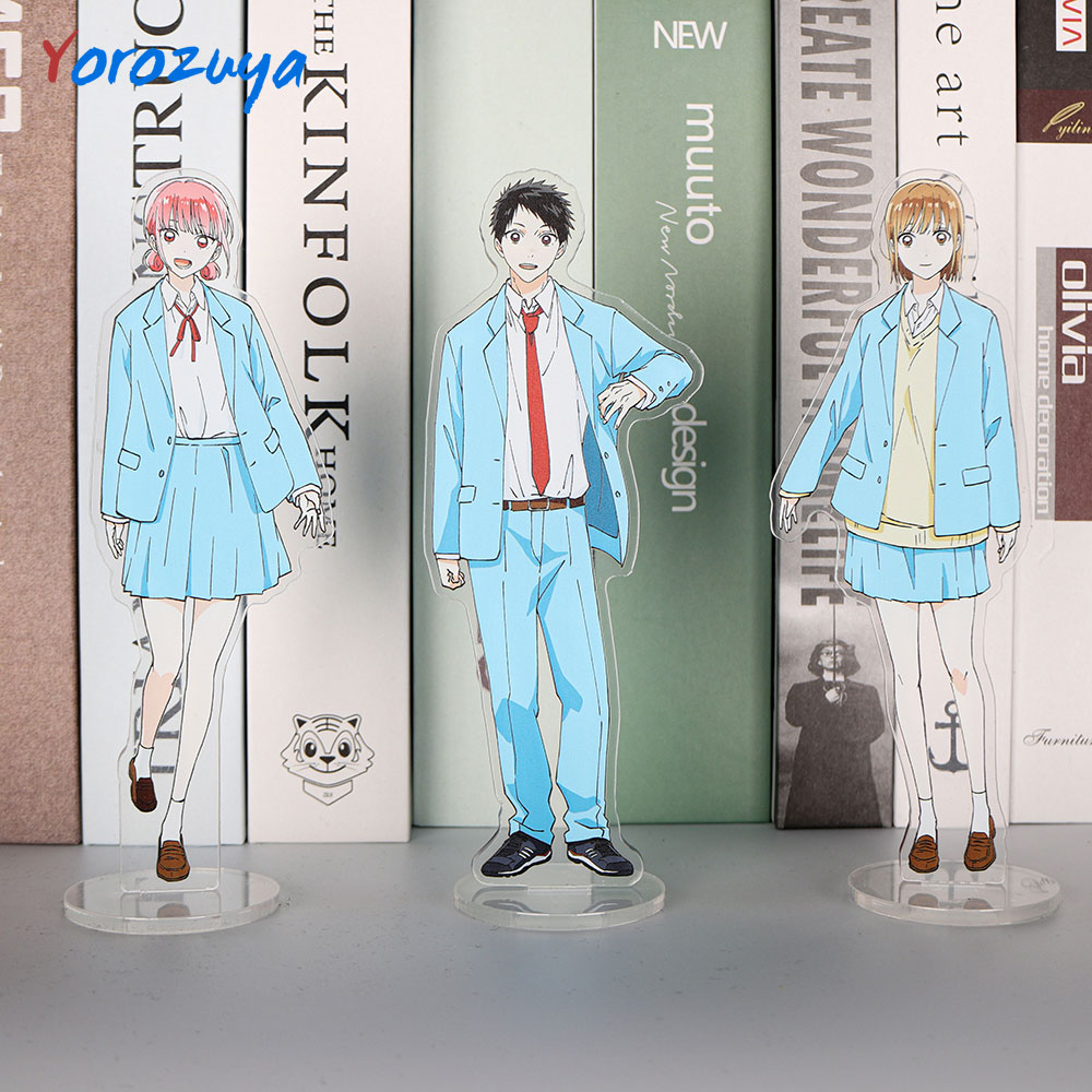 16cm青春之箱立牌猪股大喜鹿野千夏亚克力蓝箱摆件手办动漫周边