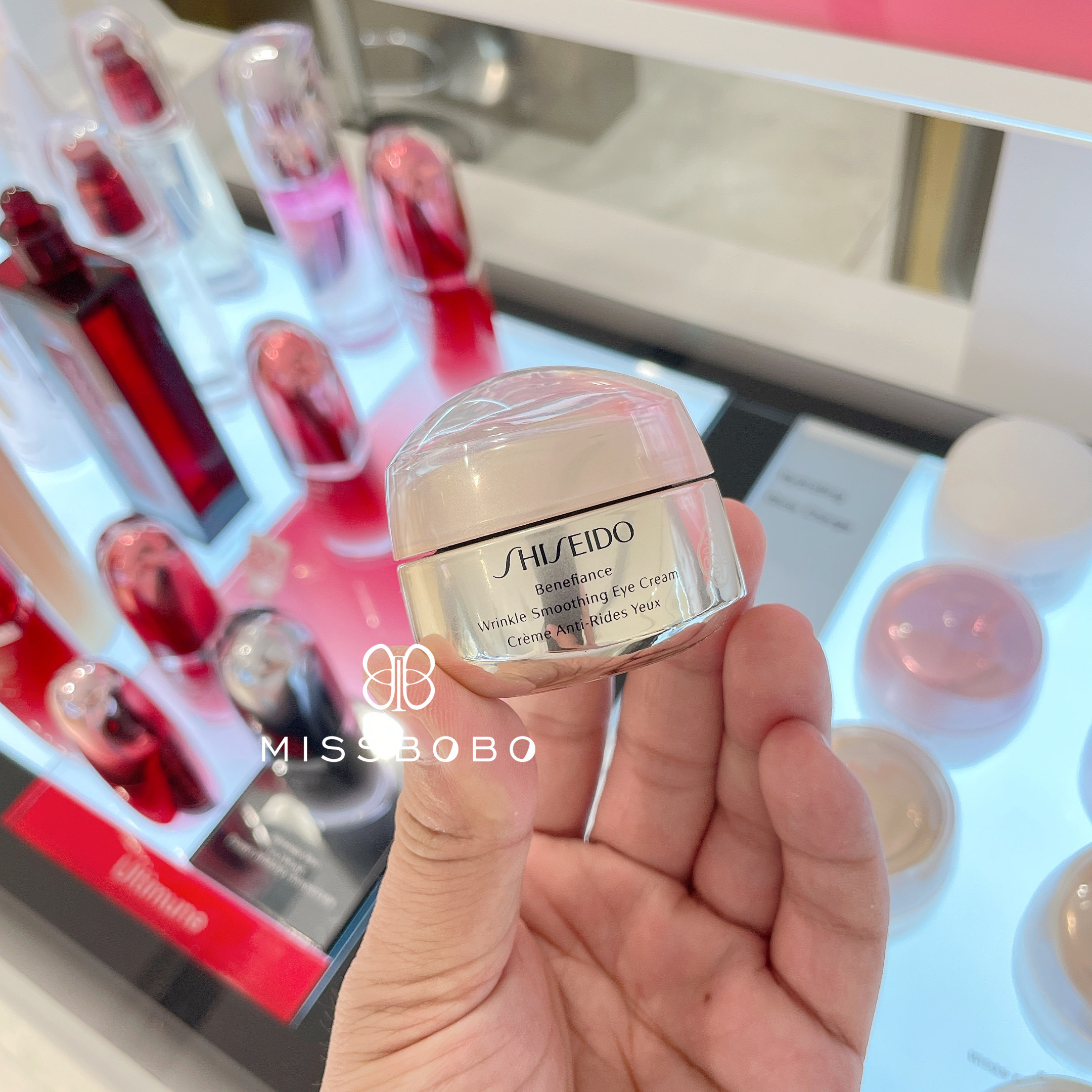 眼部小雷达~资生堂盼丽风姿智感抚痕抗皱滋养眼周淡眼纹眼霜15ML