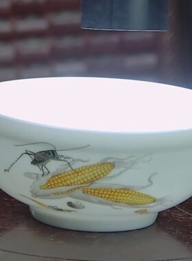 景德镇高温陶瓷金玉满堂米饭碗汤碗面碗高白泥家用陶瓷碗5寸和6寸