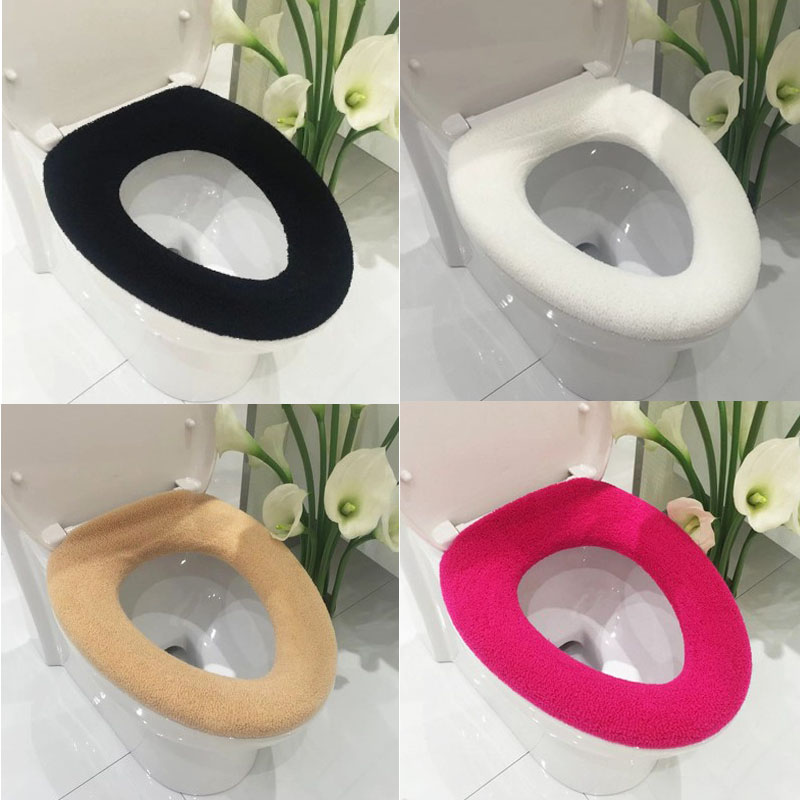 大号V型马桶垫四季可用O型家用坐便套垫子黑白色U型坐便器套冬季