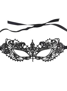 亮爱亚马逊成人派对蕾丝面具黑色眼罩性感内衣套蕾丝 A9
