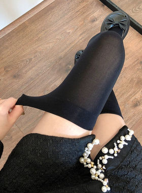 压力过膝袜天鹅绒袜子女夏季日系白丝长筒袜黑色jk大腿高筒袜