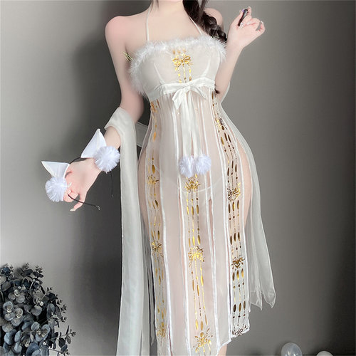 不能让人看衣服巨辣上衣性感衣服情深戏服少妇纯欲穿搭新型制服
