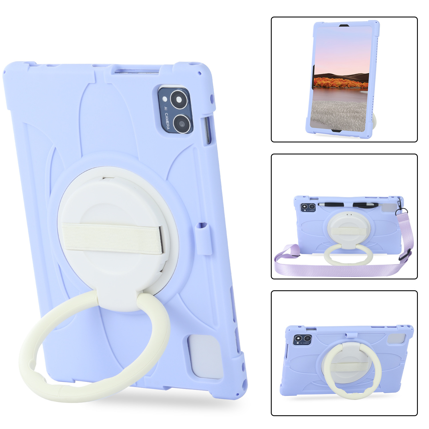 适用台电M40plus学习机10.1寸平板保护套支架气囊加厚硅胶防摔壳