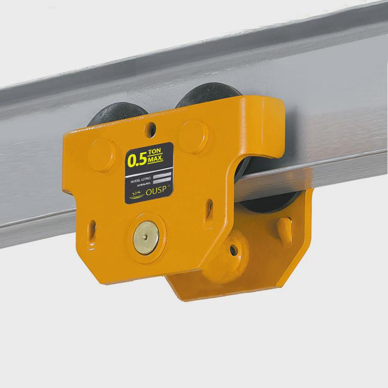 环链电动葫芦跑车行车移动小车手动工字钢移动跑车0.5吨-5吨行吊