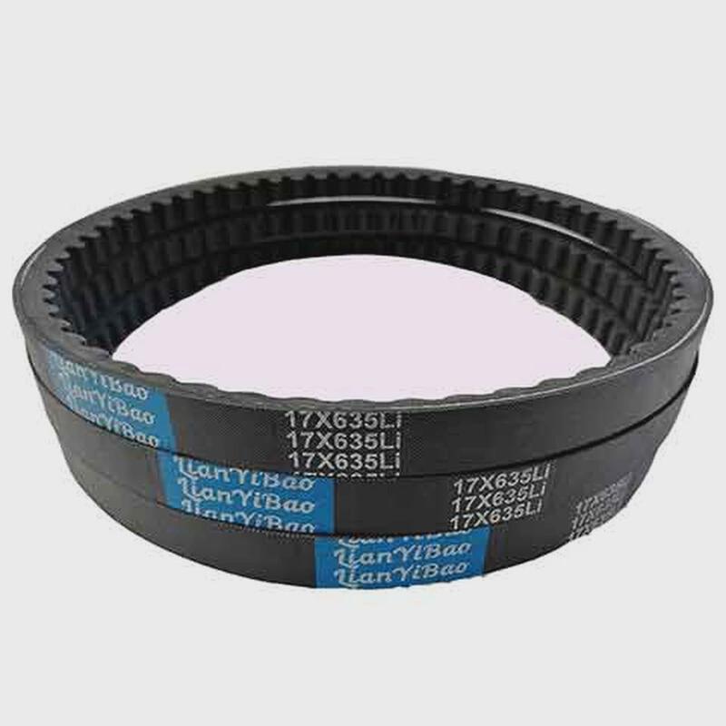 齿形三角带b型17x600至2388带齿a型汽车工业传动带微耕机齿轮皮带