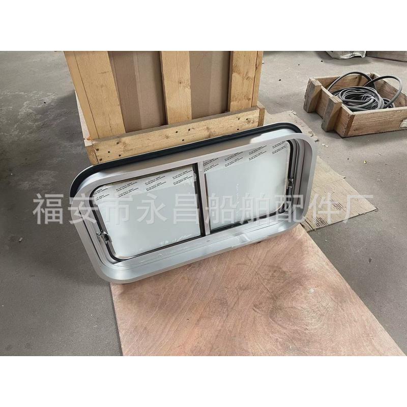 加工定制船用窗架氧化铝窗框阳极滑动窗移窗单移窗