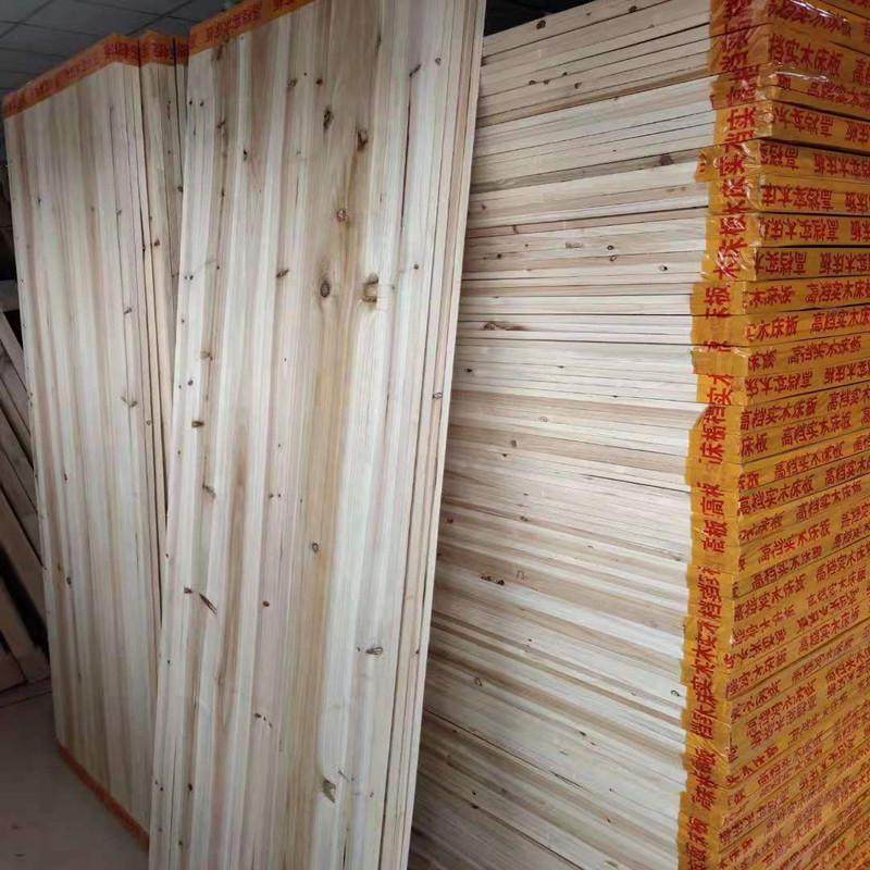 供应实木密缝床板杉木实木拼接双床铺床板1.8米1.5米双人面光