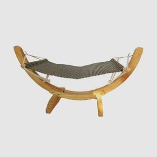 爆款猫窝实木床可拆卸吊床猫咪秋千挂窝猫吊床宠物窝猫狗组装