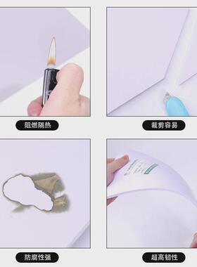 现货白色防潮防水雪弗板高密度pvc共挤结皮板5mm企业文化墙雕刻板