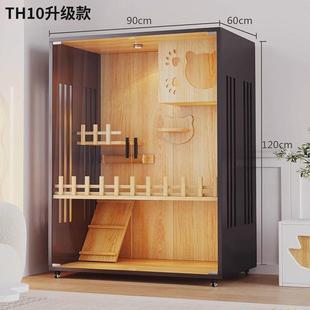 猫别墅二层猫笼子超大自由空间家用室内一体大号猫猫笼别墅舍猫屋
