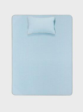 61k3块小冰乳胶凉席三件套绑带床笠夏季冰丝席床上可机洗凉软席