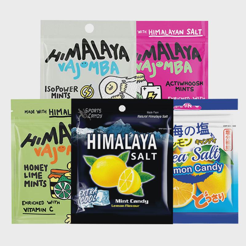 新货大马碧富咸柠檬薄荷糖清凉海盐咸柠糖himalaya马来西亚进口润