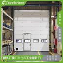 工业风现代滑升门源厂家头仓库车间大门保温防盗金属抗风提升门