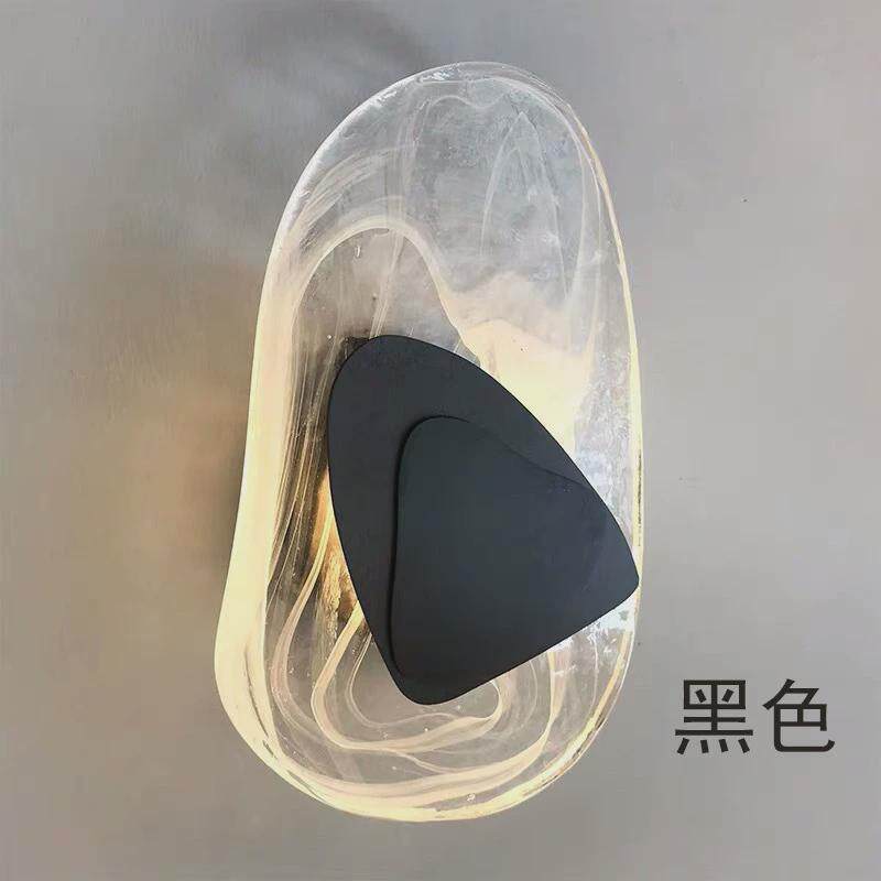 现代简约后北欧轻奢水晶壁灯电视墙过道灯样板房客厅卧室床头灯具