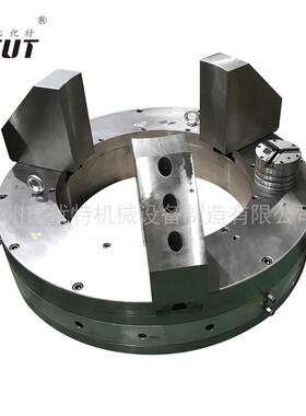 非标通孔比优特前置式长定制气动液压卡盘管螺纹车床卡盘多爪卡盘