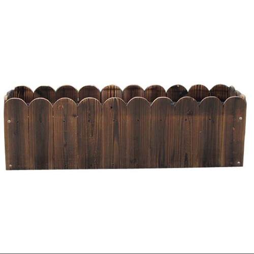 长方形木花盆防腐木花箱室外种植箱户外特大阳台种菜盆实木花槽