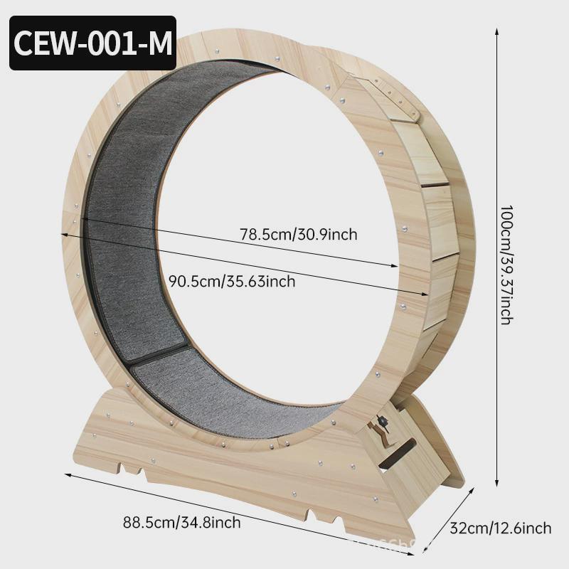 猫咪跑步机脚滚轮宠物厂家直销磨爪不夹静音猫架猫爬架cew-001