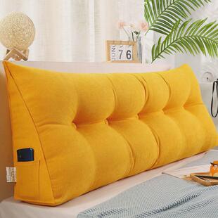 席梦思靠背榻榻米床头挡板一米八床头软包榻榻米靠墙软包新可拆洗