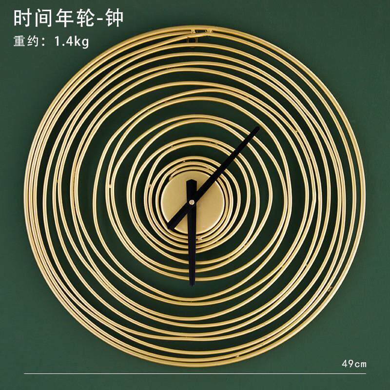 北欧挂钟客厅家用时尚钟表现代艺术卧室静音时钟个性创意大厅挂表