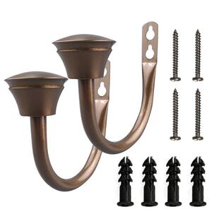 窗帘挂钩壁钩绑带铁艺u型浴帘钩窗饰配件厂家现货批发窗帘钩