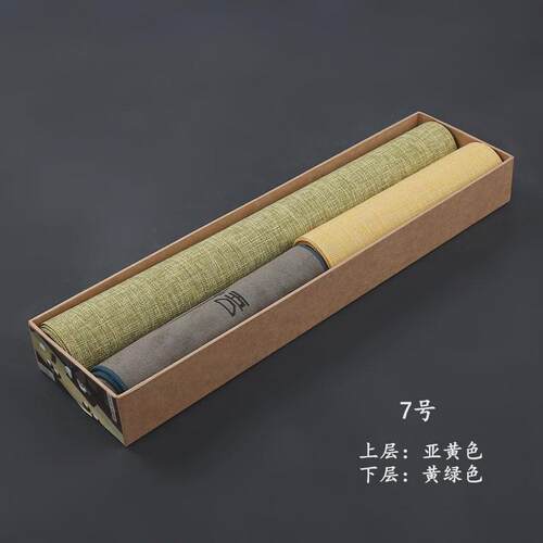 gju8桌旗干中式禅意防水茶席现代简约麻纹布艺套装泡茶旗茶台垫茶