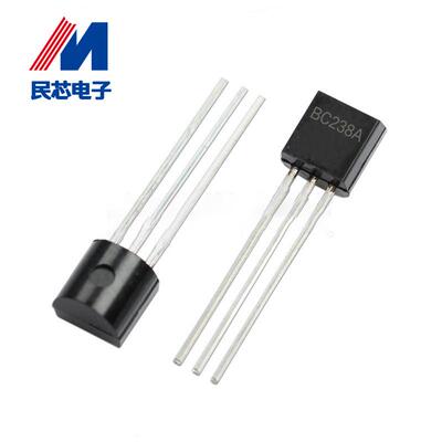 全新现货bc238ato-92npn型直插放大双三极管极晶体管