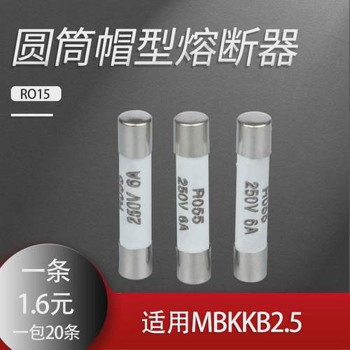 RO55陶瓷保险丝管5*25 5x25MM熔断芯子0.5A1A2A3A6A5A10A保险端子