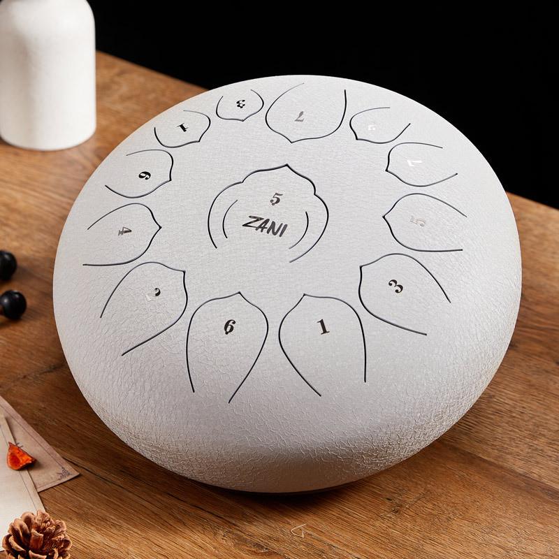 zani空灵鼓12寸无忧鼓13音鼓舌鼓6寸8音空靈钢儿童手碟鼓打击乐器