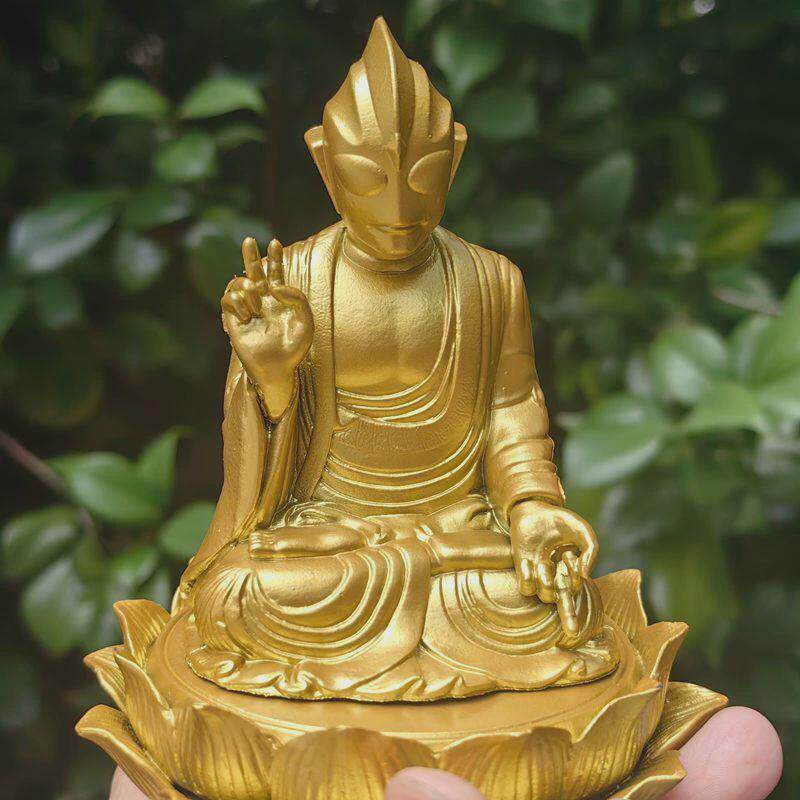 奥特曼佛像光之菩萨奥特曼观音像迪迦金身要永远相信光佛祖奥特曼